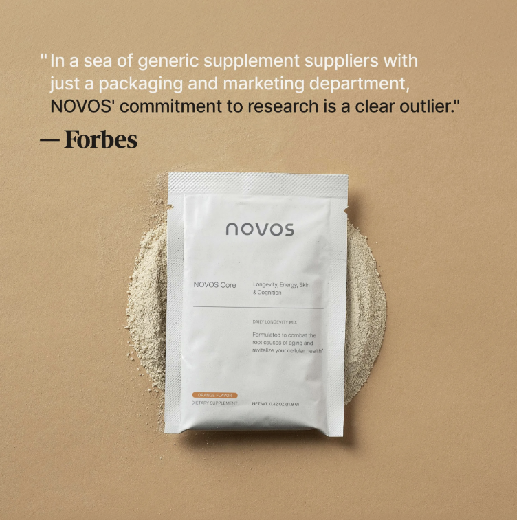Forbes quote on NOVOS Core's commitment to research