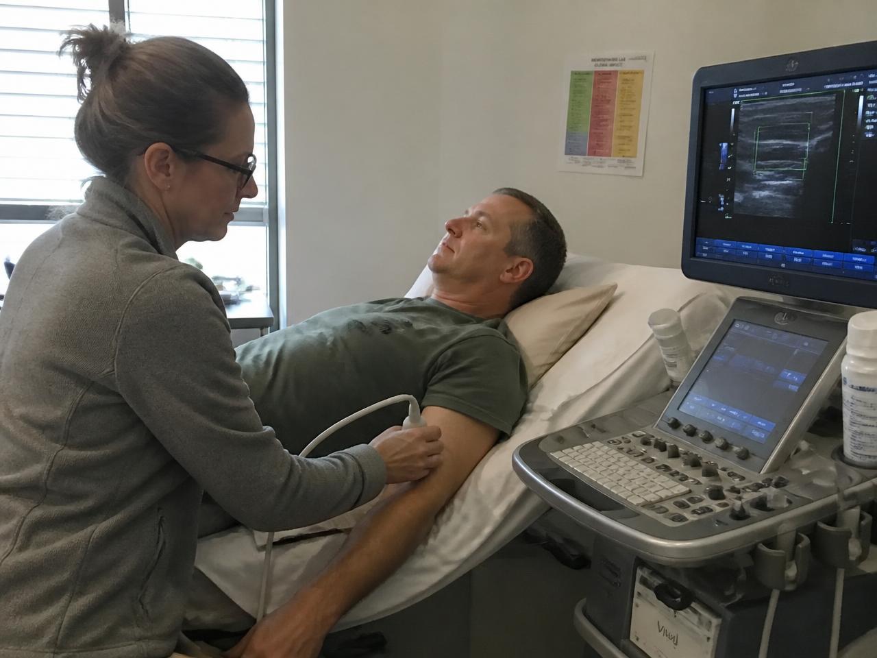 Vascular function assessment of a study participant
