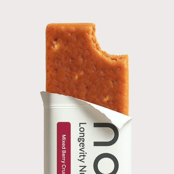 Cross-section of the Mixed Berry Crunch NOVOS Bar