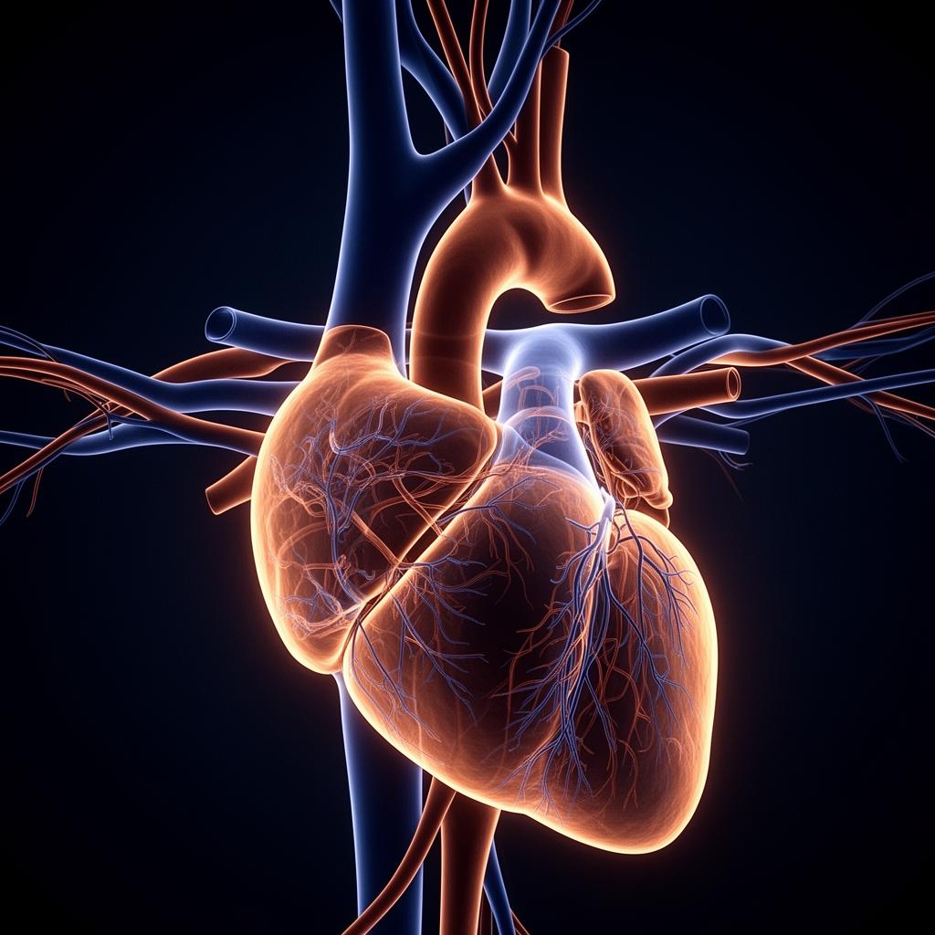 3D visualization of the cardiovascular system