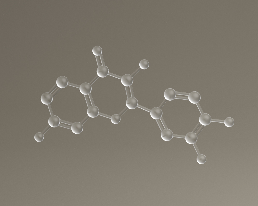 Molecular model of Fisetin