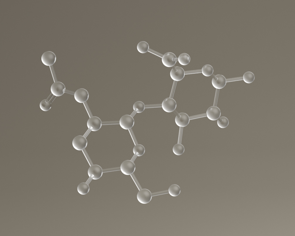 Molecular model of Hyaluronic Acid