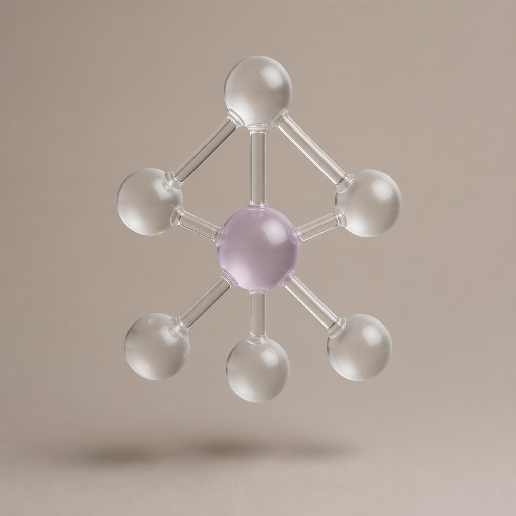 Molecular model representing micro-dosed lithium