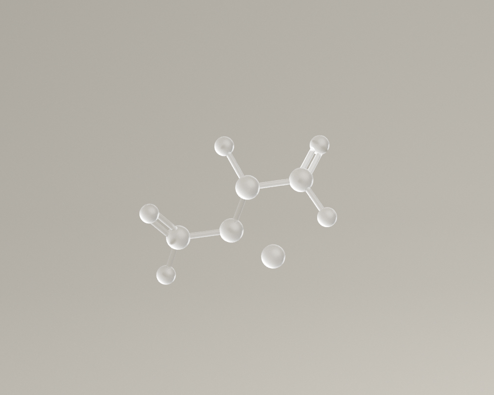 Molecular model of magnesium malate