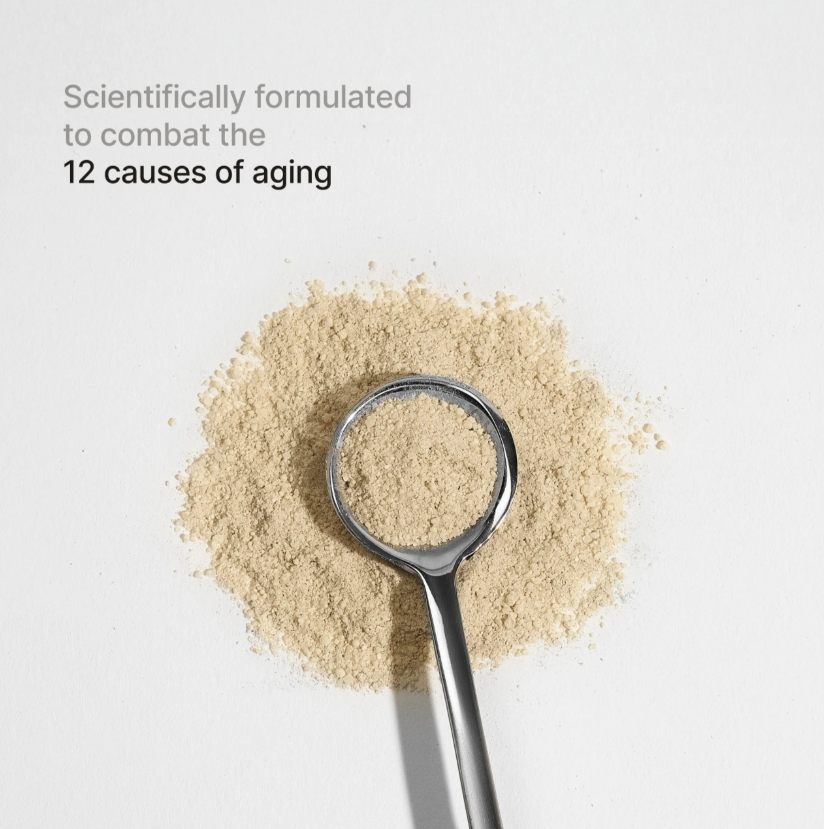 Scientifically formulated to combat the 12 causes of aging